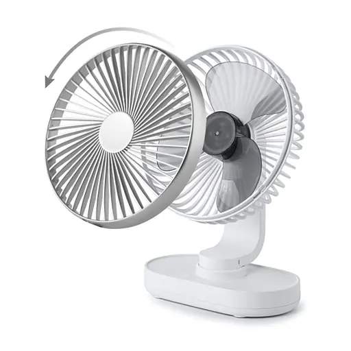 Вентилятор настольный беспроводной GXQC D77 серебристый - фото 5