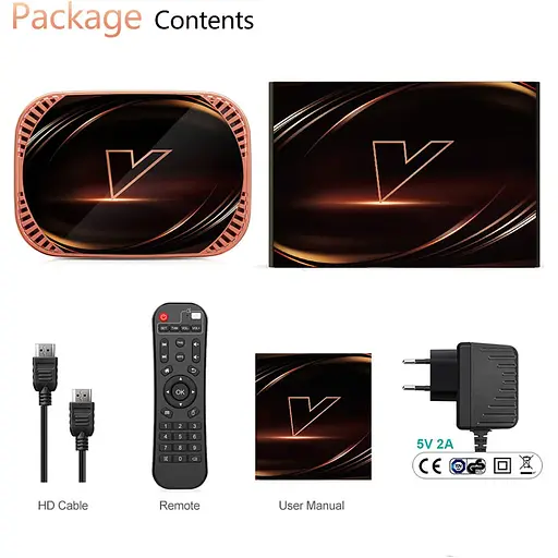 Смарт ТВ приставка Smart TV Box Android Vontar X-4 4/32GB - фото 2