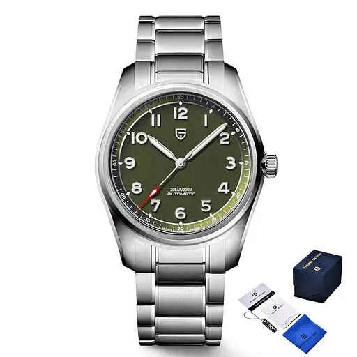 Наручные часы мужские PD-1717 Silver-Green Pagani Design acs0031112