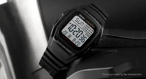 Чоловічий спортивний годинник Skmei 1278 Чорний - фото 5