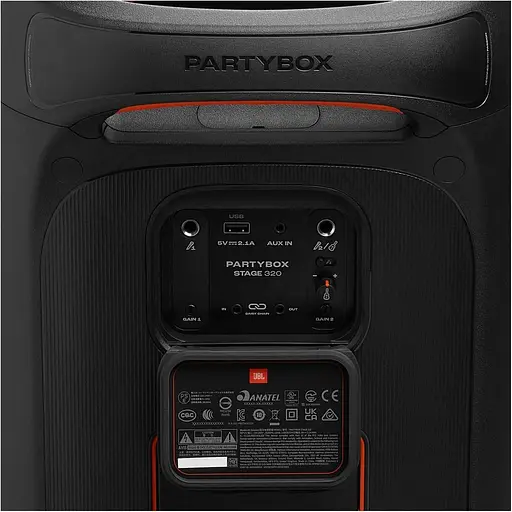 Акустична система JBL PartyBox Stage 320 Black (JBLPBSTAGE320EP) - фото 10