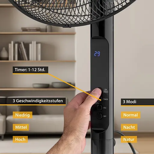 Напольный вентилятор First Austria FA-5553-4 - фото 4