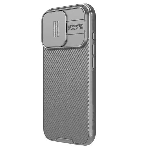 Карбонова накладка Nillkin CamShield Pro для Apple iPhone 16 Pro 6.3 Titanium Gray - фото 2