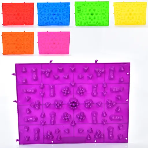 Коврик массажный ортопедический, TPE, 28.5x38.5 см, 190-200 г, MS2892 (в ассортименте) - фото 2