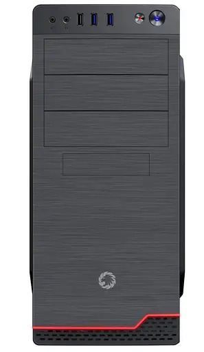 Корпус GameMax MT519-NP-2U3-CR без блока питания, черный (MT519-NP-2U3-CR) - фото 4