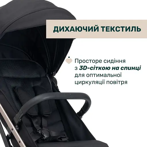 Прогулянкова коляска Chicco Dolomiti чорна (87163.94) - фото 2