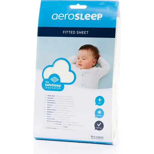 Простирадло AeroSleep Fitted Sheet білий 120 х 60 см (AC-120-060-W) - фото 5