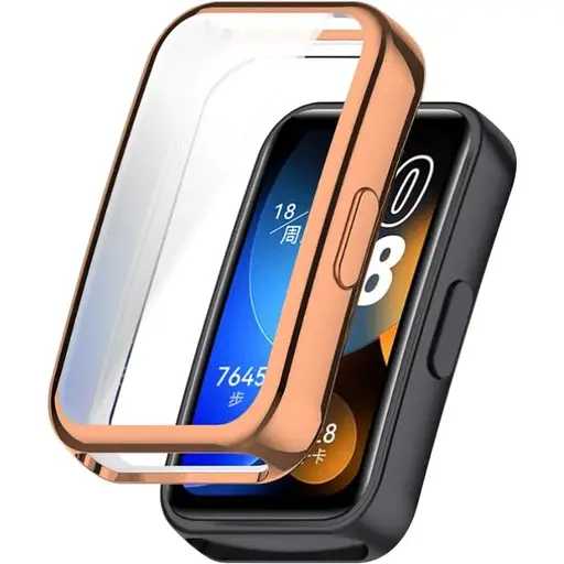 Чехол-накладка DK CDK для Huawei Band 10 Silicone Face Case (016324) (rose gold)