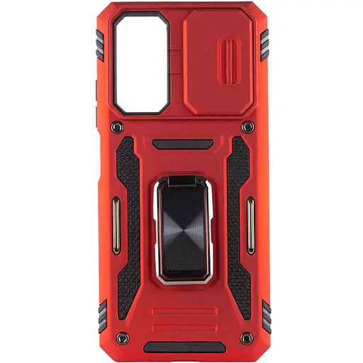 Чохол ударостійкий Epik Camshield Army Ring для Xiaomi Redmi Note 11 (Global)/Note 11S/Note 12S Червоний/Red - фото 4