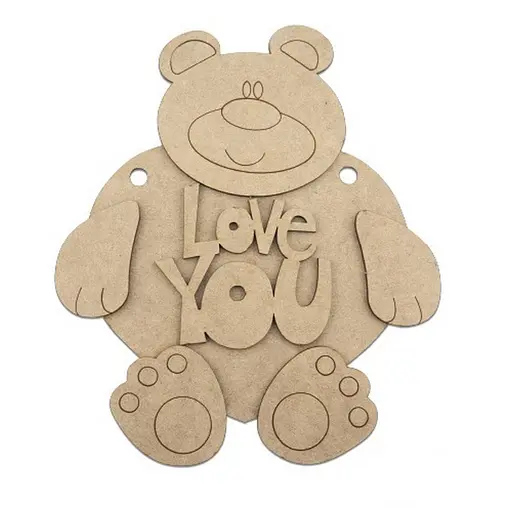 Заготовка для декорирования "Love you-1" Fabrika Decoru FDPO-129 - фото 1