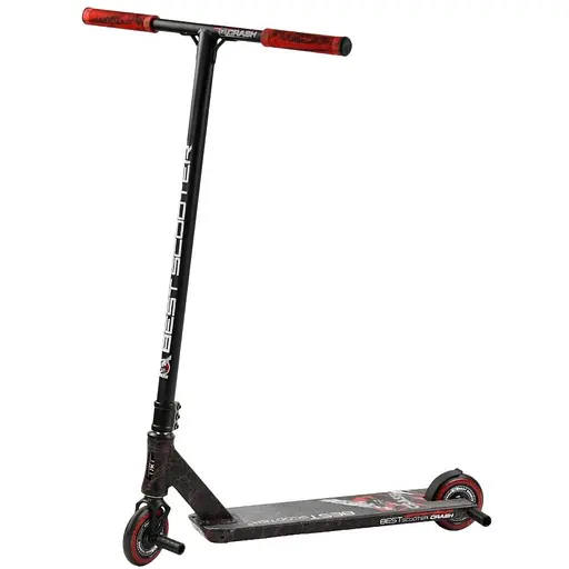 Самокат трюковий Best Scooter 71х13х93 см Чорно-червоний 000231440