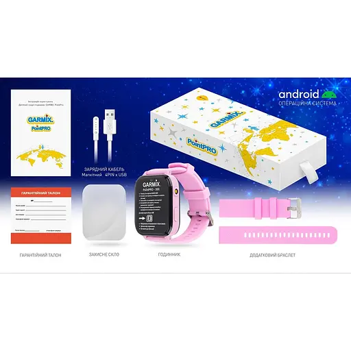 Smart Watch GARMIX PointPRO-300 4G Purple UA UCRF - фото 4