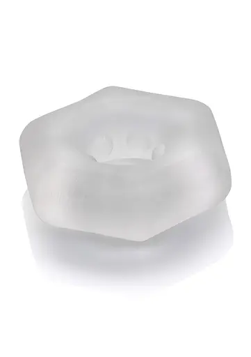 Ерекційне кільце CalExotics Sexagon Enhancer 4 см (прозорий) - фото 14