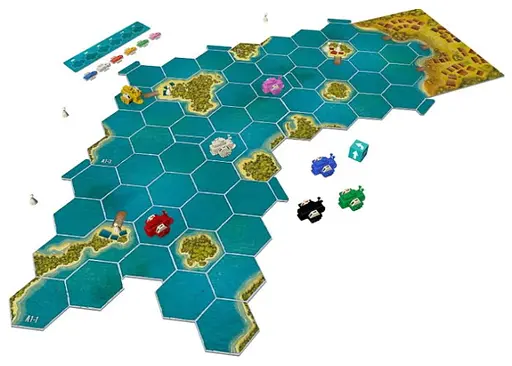 Настольная игра Super Meeple Королева Миссисипи (Mississippi Queen) (англ.) (SMPMQ01NA) - фото 6