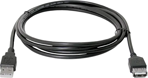 Кабель Defender USB AM-AF подовжувач 1.8 м чорний USB02-06 - фото 2