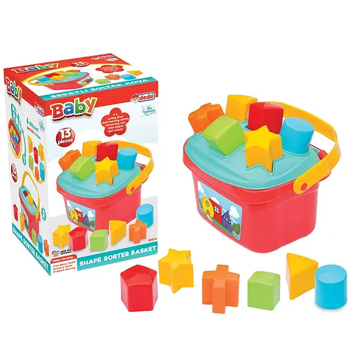 Сортер Dede Корзина геометрические фигуры (3414) - фото 4