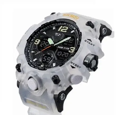 Чоловічий годинник Skmei Hamlet 1155 Білий - фото 2
