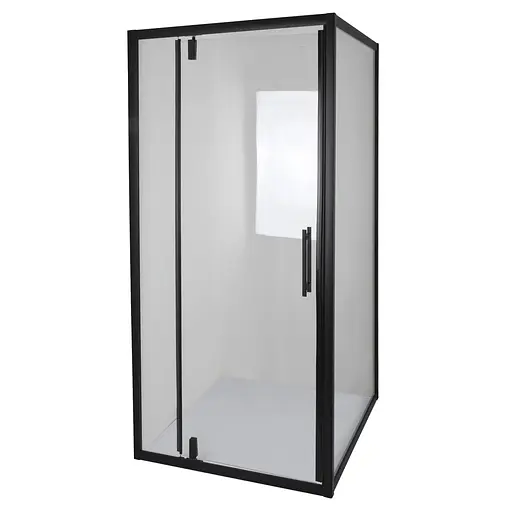 Душевая кабина Bravo Morava 90BT N 000023255, Черный матовый, прозрачный, Черный матовый - фото 2