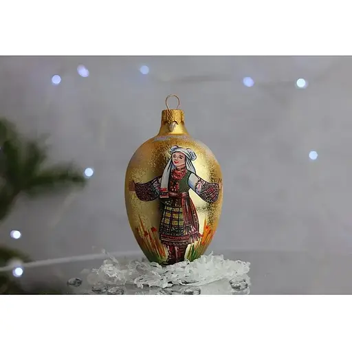 Набір ялинкових прикрас Санта Шоп Святкова пара скло (4820001154443) - фото 2