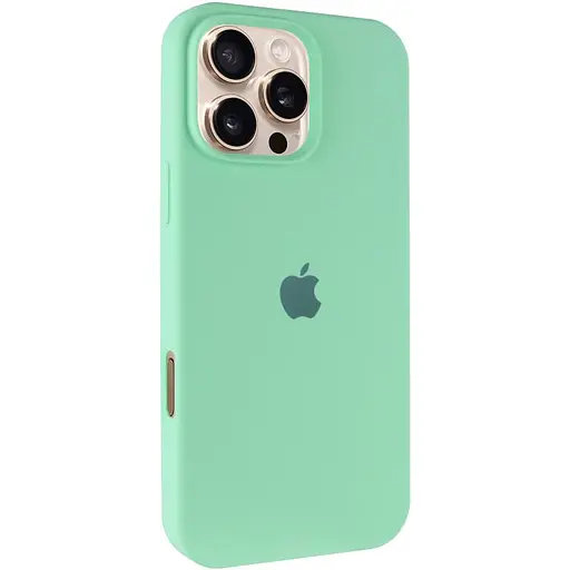 Чохол Epik Silicone Case Full Protective AA для Apple iPhone 16 Pro Max 6.9 Зелений/Pistachio - фото 1