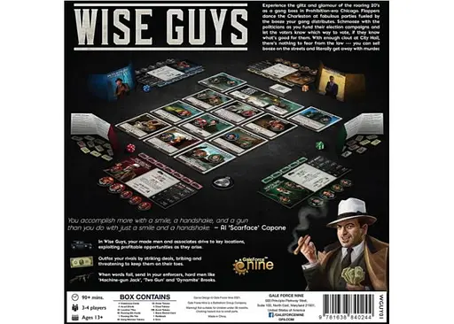 Настольная игра Gale Force Nine Умные парни (Wise Guys) (англ.) (WGUY01) - фото 2