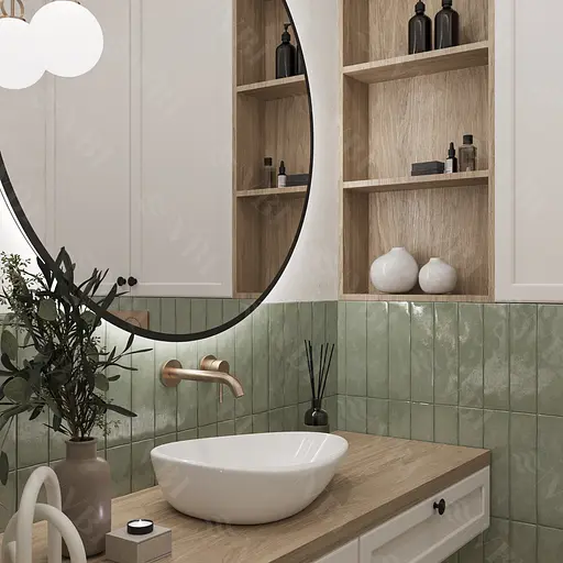 Умивальник VBI Trento 55 white накладний VBI-011900, Білий - фото 2