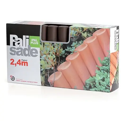 Палісад садовий Prosperplast Palisada трубчастий 2.4 м коричневий - фото 4