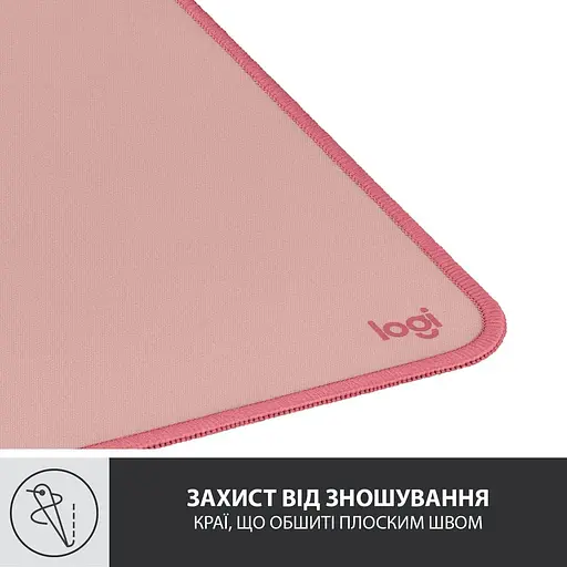 Игровая поверхность Logitech Desk Mat Studio Series Darker Rose (956-000053) - фото 6