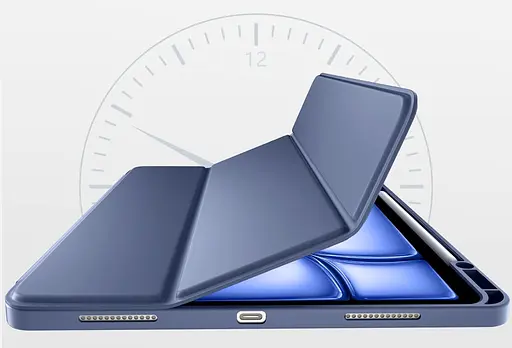 Чохол-книжка DK для Apple iPad Air 13" M2 2024 екошкіра/силікон Smart Case cлот стилус (017899) lavender - фото 3