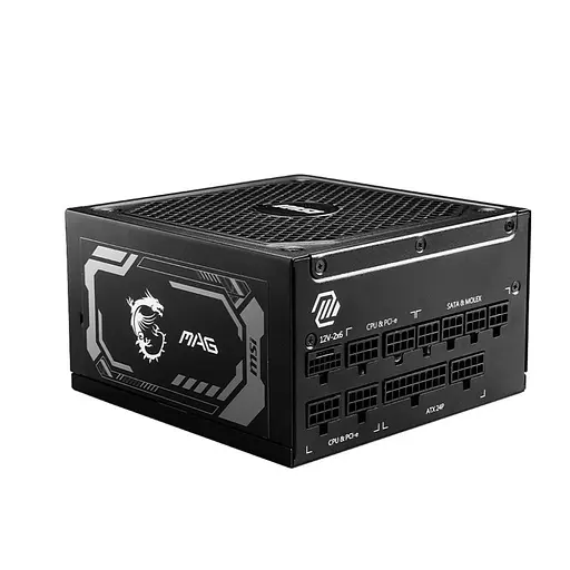 Блок живлення MSI MAG 1000W PCIE5 ATX 3.1 80+ Gold (MAG A1000GL PCIE5) - фото 1