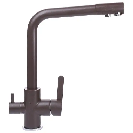 Смеситель для кухни под осмос Globus Lux GLLR-0444-6-Marone Коричневый - фото 3