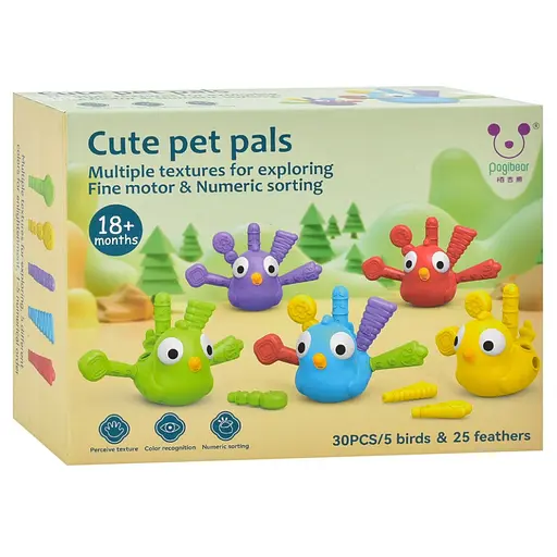 Детский сортер "Птички" BB2004, 5 птичек - фото 5