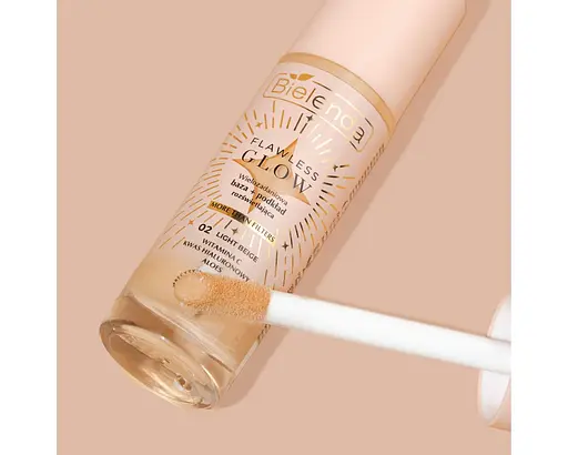 Багатофункціональна освітлювальна база + тональний крем Bielenda Flawless Glow 02 30 мл - фото 3