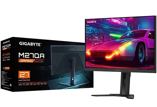 Монітор 27" Gigabyte M27QA Gaming Monitor QHD IPS 180Hz (M27QA Gaming Monitor) Б/в - фото 6