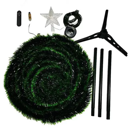 Ялинка різдвяна штучна 120 см 176 led з підсвічуванням USB Bluetooth APP Control - фото 5