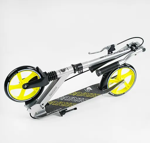 Самокат двоколісний Skyper S-18988 Sirius сіро-жовтий - фото 5