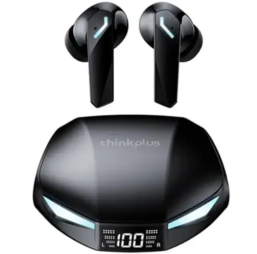 Спортивные беспроводные вакуумные наушники XT-53 Bluetooth 5.4 с микрофоном черные - фото 1