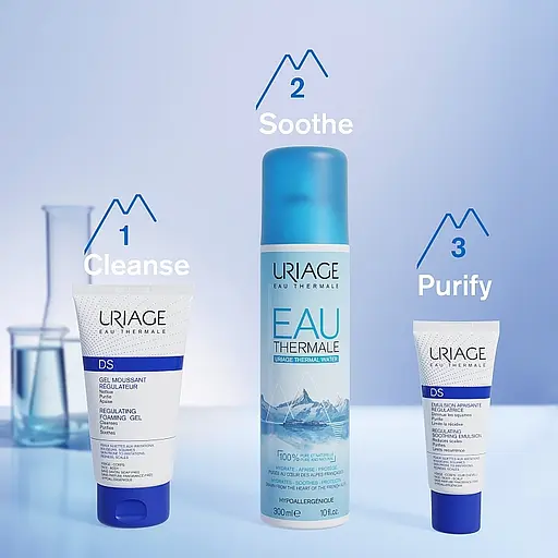 Заспокійлива емульсія Uriage DS Regulating Soothing Emulsion проти себорейного дерматиту 40 мл - фото 11