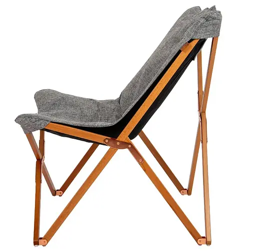 Кресло раскладное Bo-Camp Bloomsbury L Grey (1200370) (DAS302726) - фото 3