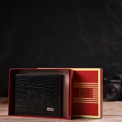 Мужской кожаный кошелек Canpellini 12.5х9.5х2 см acs0025640 - фото 7