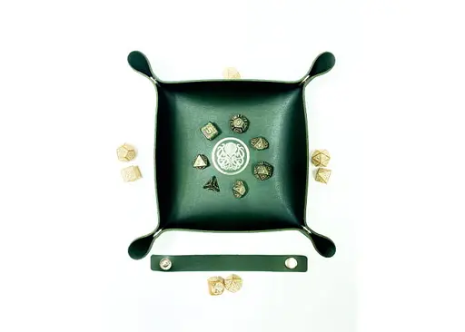 Настільна гра Планета Ігор Лоток для кубиків Ктулху (зелений) (Dice tray Cthulhu green) (pi-dt010) - фото 8