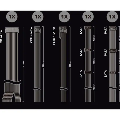 Блок живлення AsRock PRO PRO-650G 650W 80+ Gold (PRO-650G) - фото 5