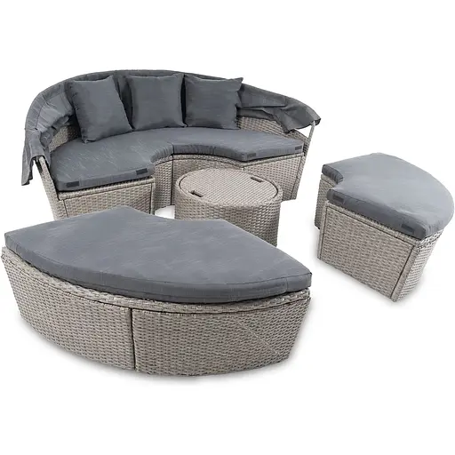 Садовая мебель Di Volio Milano серо-графитовая - фото 3