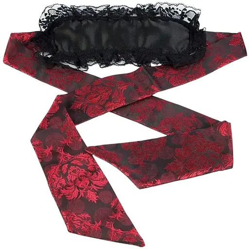 Маска на очі Scandal Eye Mask 127 см чорний з червоним