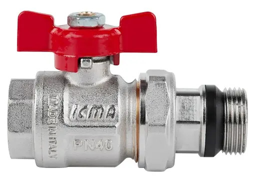 Кран шаровой Icma "Американка" 3/4" с антипротечкой прямой №348 (87348AE11) - фото 2