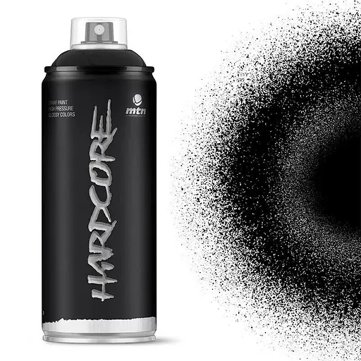 Аэрозольная краска глянцевая MTN HC2 400 мл Матовый черный, EX014H0901