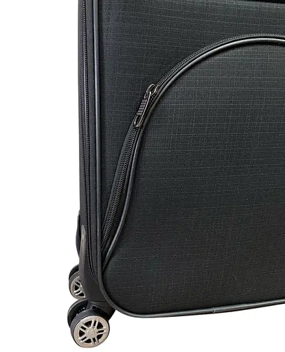 Чемодан Тканевый(Impertex) Маленький(S) Водонепроницаемый На 4 Двойных Колесах 50л Расширением TK004-S - фото 2