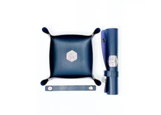 Настільна гра Планета Ігор Лоток для кубиків D20 (синій) (Dice tray D20 navy) (pi-dt014) - фото 4