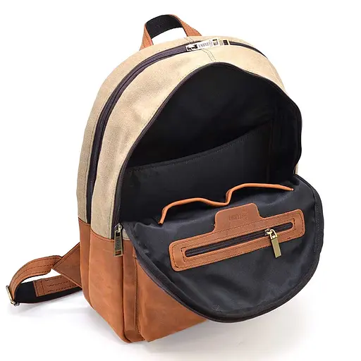 Кожаный мужской рюкзак TARWA 40х31х13 см sum0026160 - фото 2