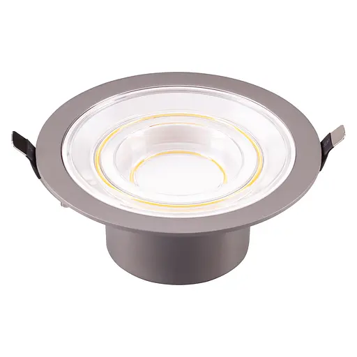 LEDVANCE Світильник даунлайт LED 8Вт 650Лм 2700K 166мм Decor Filament Downlight Echo алюміній - фото 1